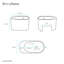 Terre 17.5" Right Side Faucet Wall-Mount Bathroom Sink-81904432-81904433