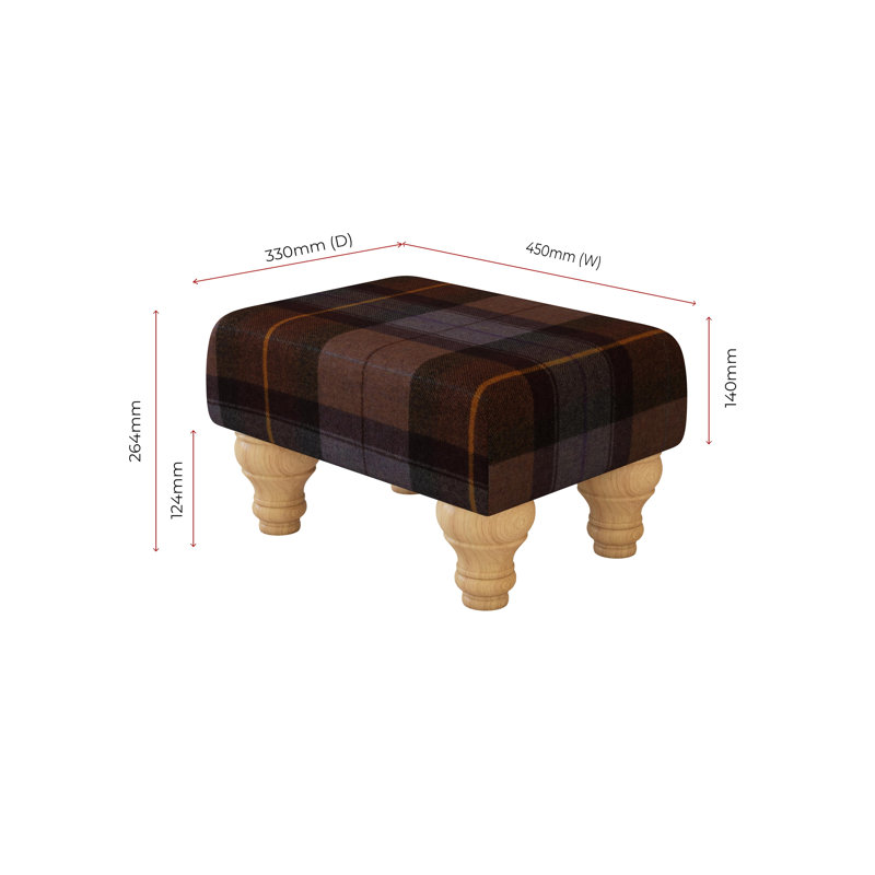 Manufactured Wood Accent Stool, Natural