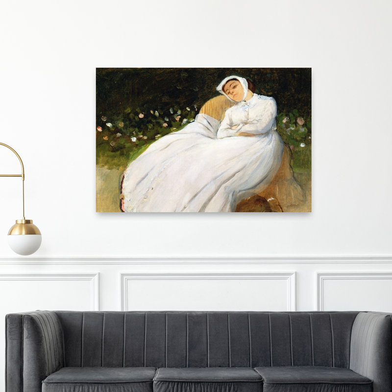 Désirée Musson, 1873 Impression d'art mural contemporain abstrait, H 40 po x l 60 po