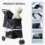 Pet Stroller for Dogs and Cats