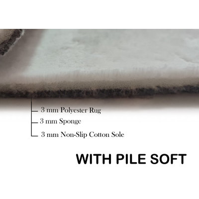 Elegant Floral Printed Soft Pile Rug with Delicate Pastel Tones Perfect for Adding a Touch of Sophistication to Any Living Space