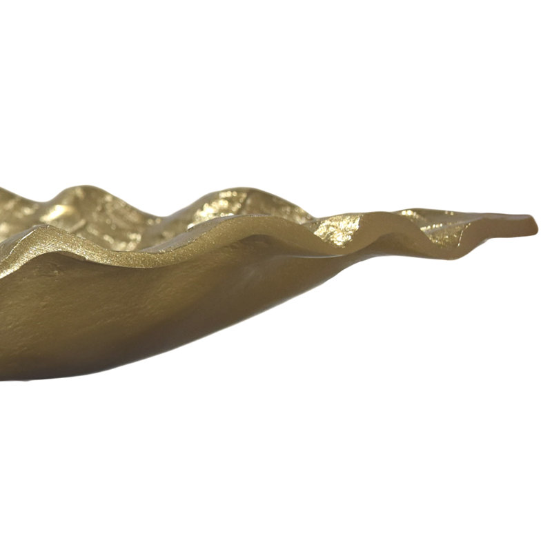 Red Barrel Studio® Aluminum Tray, Gold
