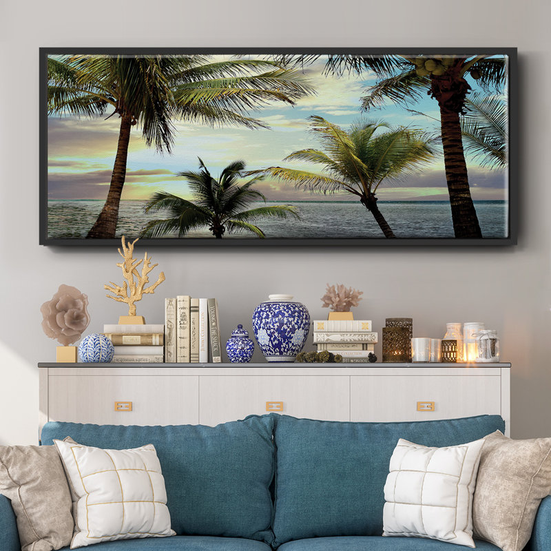«Honduras Sunset», toile encadrée, H 20 po x l 50 po