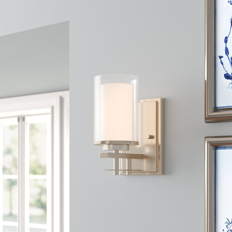 Reeser Armed Sconce, Brushed Nickel