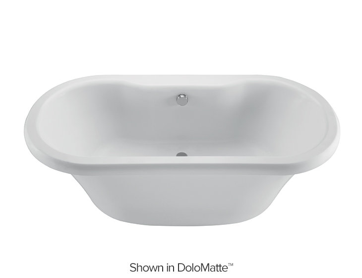 MTI Solutions Freestanding Soaker Tub - Matte