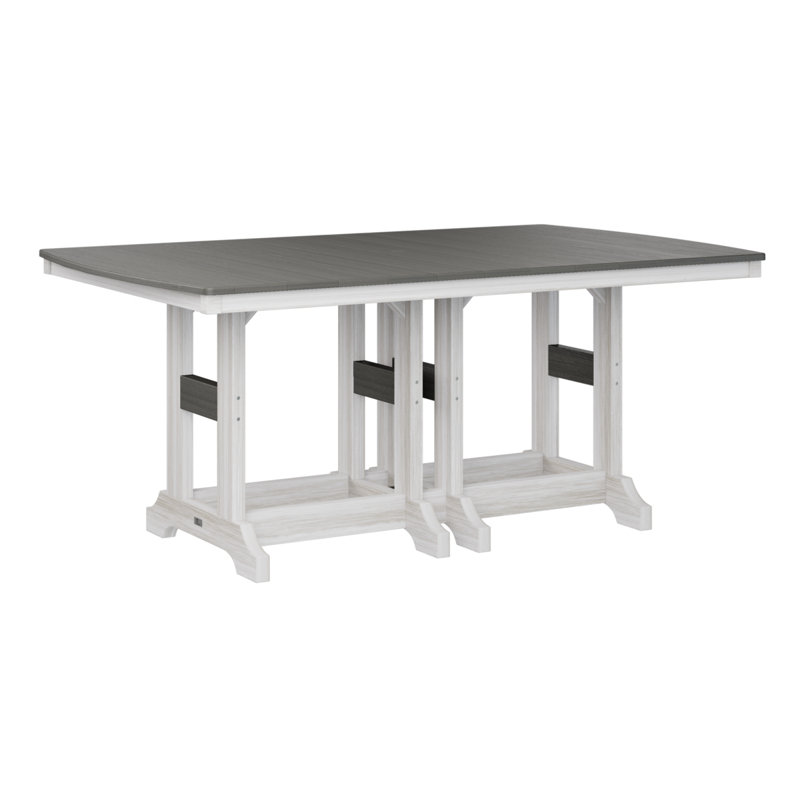 Garden Classic Outdoor Dining Table, Seashell, Coastal Gray