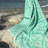 100% Cotton Fouta Beach Towel, Green, 35.4 x 67.0 inches | High Water Absorbent, Soft & Lightweight at 7.6 oz/sq yd | Machine Washable, Perfect for Beach, Pool, and Spa | Premium Quality Towel for Ultimate Comfort-330619285
