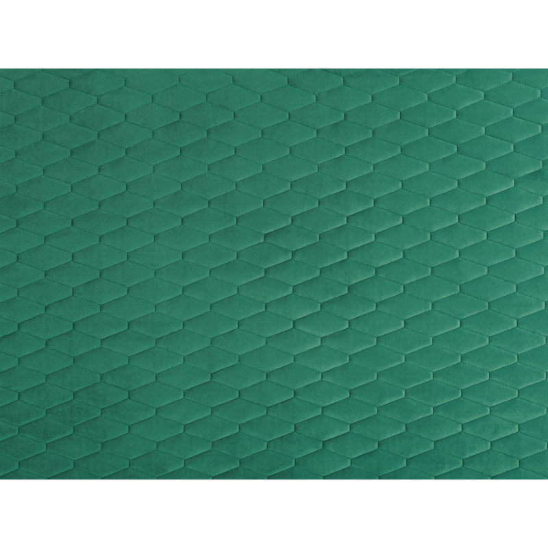 Annaleise Upholstered Velvet Bed, Super King, Green