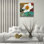 «Daffodil Mannerismes» par Jennifer Rasmusson, art mural en verre acrylique