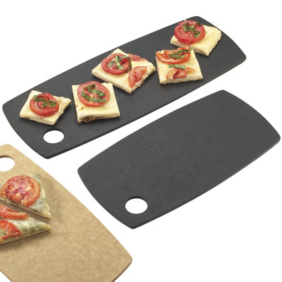 Round Edge Rectangle Flat Bread Serving Board