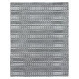 Provident Geometric Area Rug in Dark Gray