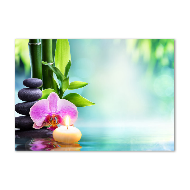 Orchid Bamboo - Wrapped Canvas Print