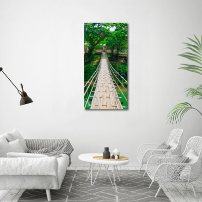 Suspension Bridge - Wrapped Canvas Print