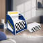 Table de chevet Kids Racing Car avec tablette de rangement ouverte, 1 tiroir, bande de protection arrondie-330270079