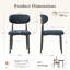 Chaise d'appoint rembourrée avec structure en métal-1775727503