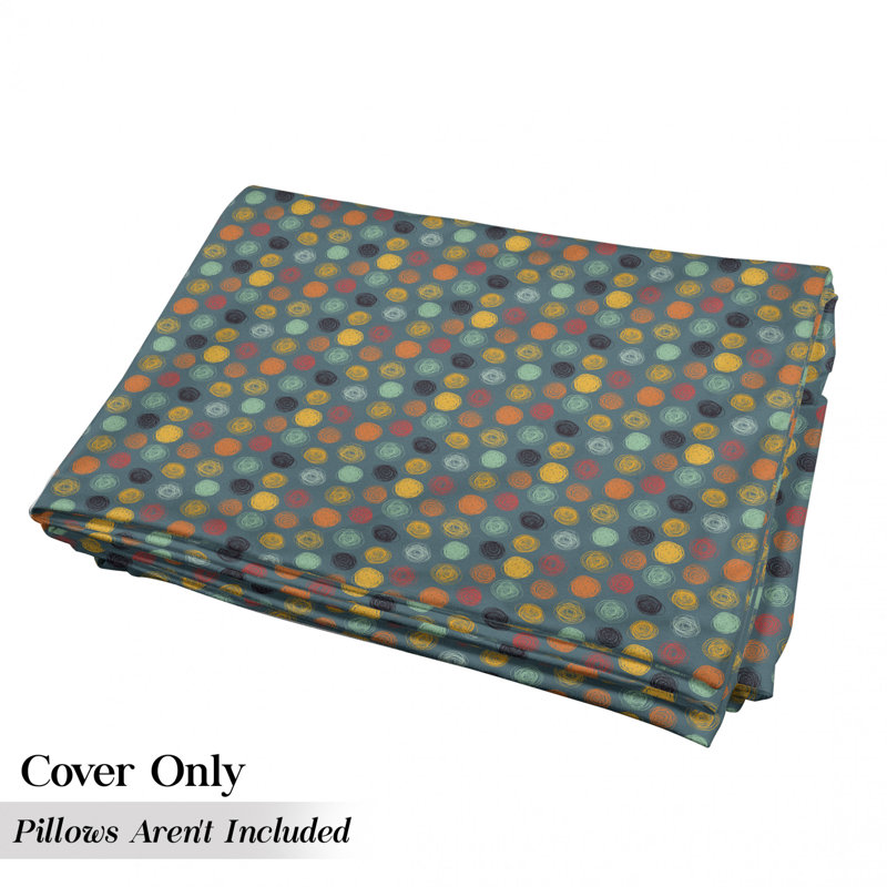Housse de coussin d'extérieur Sketchy with Circles, H 2 po x l 36 po x P 88 po
