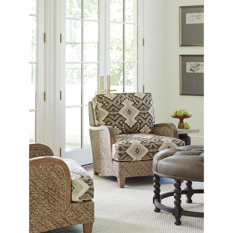 Barclay Butera Upholstery Armchair, Light Brown