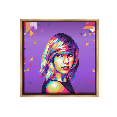 "Pop Icon On Purple" par Birch & Ink sur toile