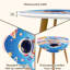 Ensemble de 2 tables basses gigognes Triangle