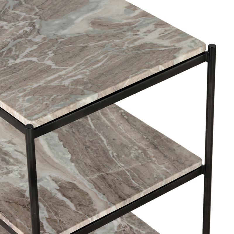 Feltault Nightstand, Hammered Gray/Canyon