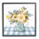 «Country Blooms On Plaid» encadré sur bois par Carol Robinson