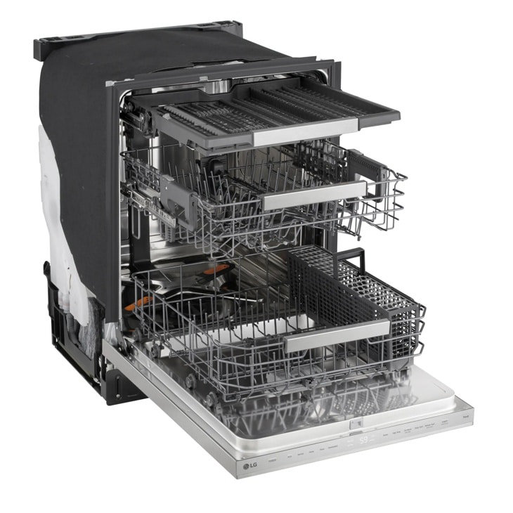 LG Front Control Smart Dishwasher with QuadWash Pro