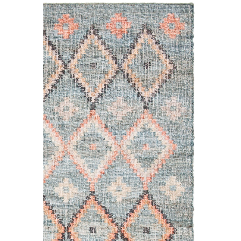 Hemlock Hand Loomed Jute, Cotton Geometric Rug, Rectangle 9' x 12'