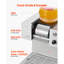 Machine à glace en flocons de neige, machine à glaçons en forme de flocons de neige 88LBS / 24H, machine à rasoir à glace avec lame en acier inoxydable, machine à cône de neige électrique avec réservoir de 0,48 gallon, pré-refroidissement rapide 90 s, pour la maison et les petits rassemblements