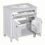 Meuble-lavabo moderne simple avec lavabo en céramique-408595089