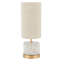 Lampe de table naturelle / dorée 16,5 po