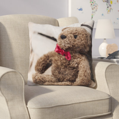 Hicks Teddy Bear Throw Pillow