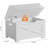 Storage Chest,23.62" Wooden Storage Bench with Safety Hinge, Easy Assembly, Large Toy Chest for Entryway, Living Room