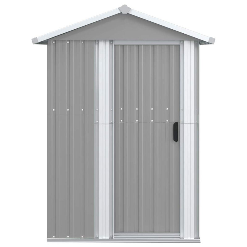 4.13 ft. W x 3.2 ft. D Galvanized Steel Traditional Storage Shed, Blue