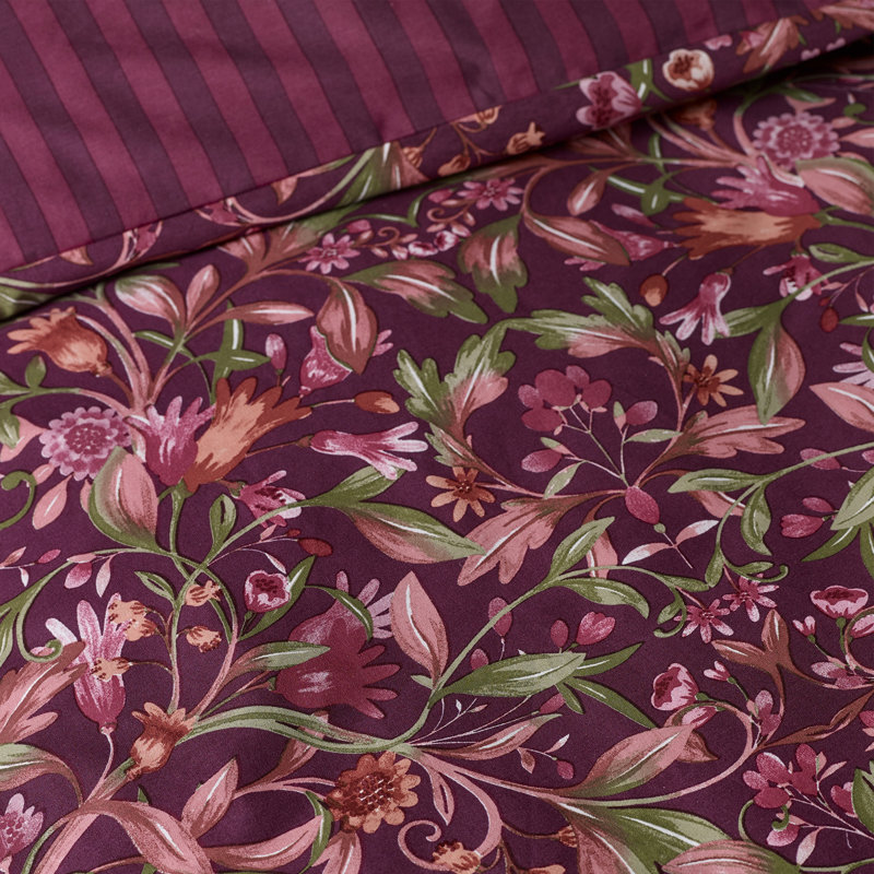 Richmond Floral Reversible Duvet Cover Set, King Size Bed (230 x 220 cm)