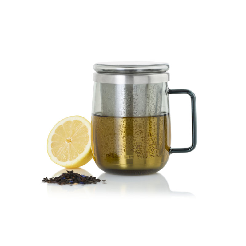 Verre à thé Adhoc Yuna avec infuseur à thé 560 ml