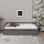 Lit de jour extensible simple avec lit gigogne-1680059635