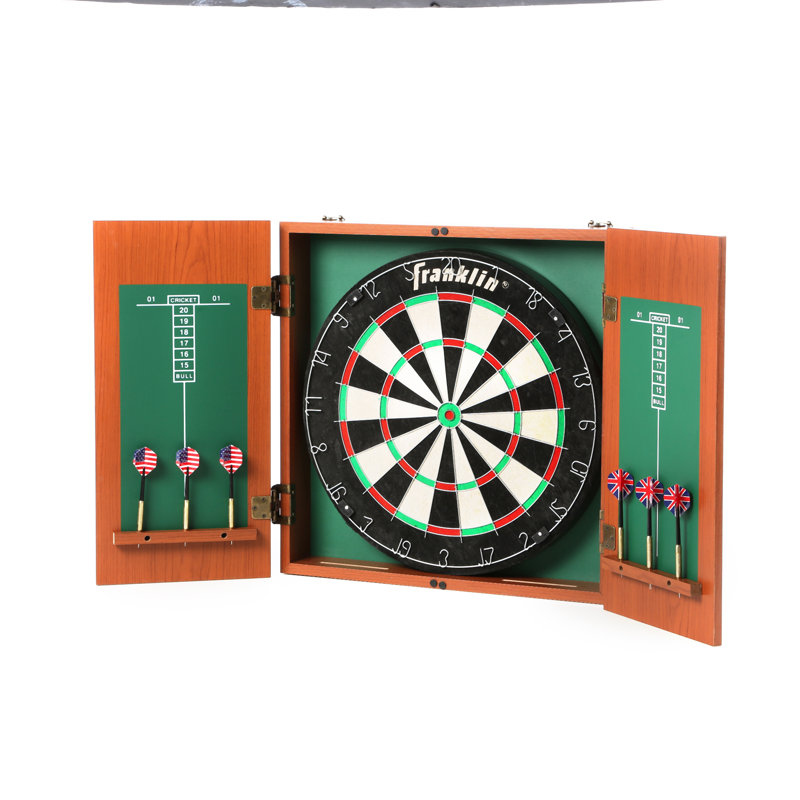 Ensemble de jeu de fléchettes et cabinets Bristle