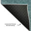 Tapis abstrait lavable à la machine de qualité supérieure Jahnke AMF1018-1272180361
