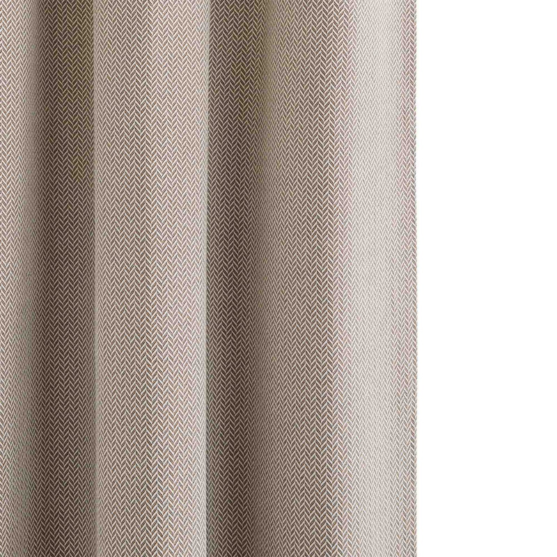 Cotton Blend Room Darkening Curtain Single Panel