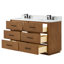 Ensemble de meuble-lavabo double 60 po Francesca-134488569-134488571