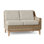 Frances Outdoor 2 - Seat Loveseat