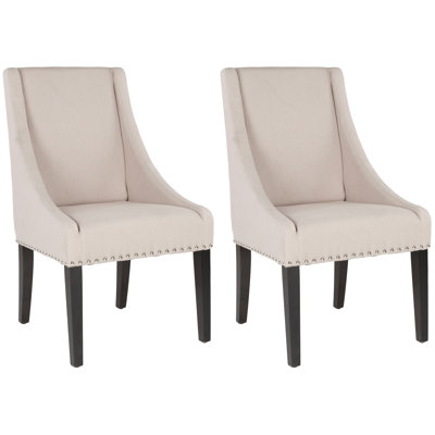 Daddario 49.02cm H Linen Upholstered Side Chair