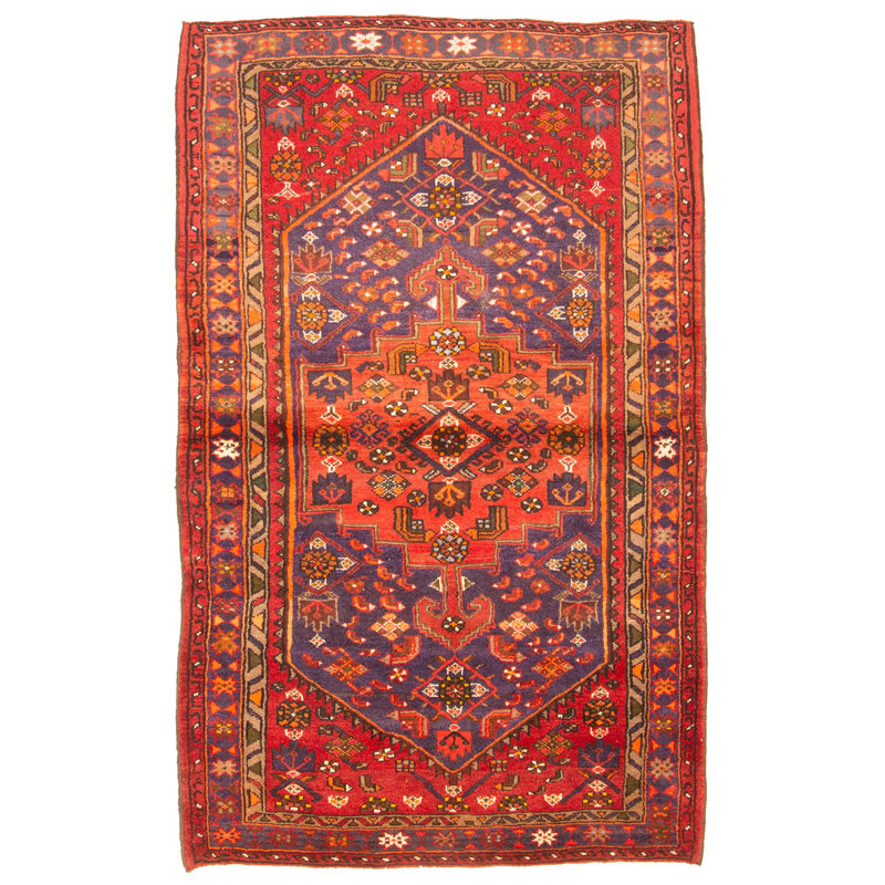 Tapis bleu marine Andelz 4 pi 2 po x 6 pi 10 po