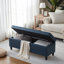 50.5‘ Wide Tufted Faux Leather Upholstered Storage Bench-420300150