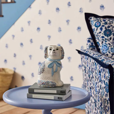Cath Kidston Ceramic Dog Vase - Blue