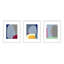 Color Meditation Trio 1. Set Of 3 Print by Andrea Stokes-1413200238-1413200239
