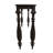 Goodger 54 " W Solid Wood Top Console Table