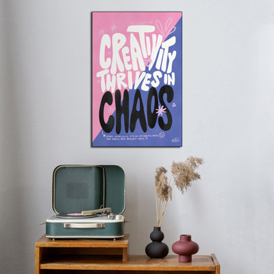 Impression sur toile, "Ste Chaosix", "Chaos créatif" par Baroo Bloom
