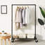 Mccourt 100cm Rolling Clothing Rack