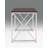 Madison Office Workspace Desk With Chrome Frame And Durable MDF Top, Perfect For Modern And Stylish Home Offices.